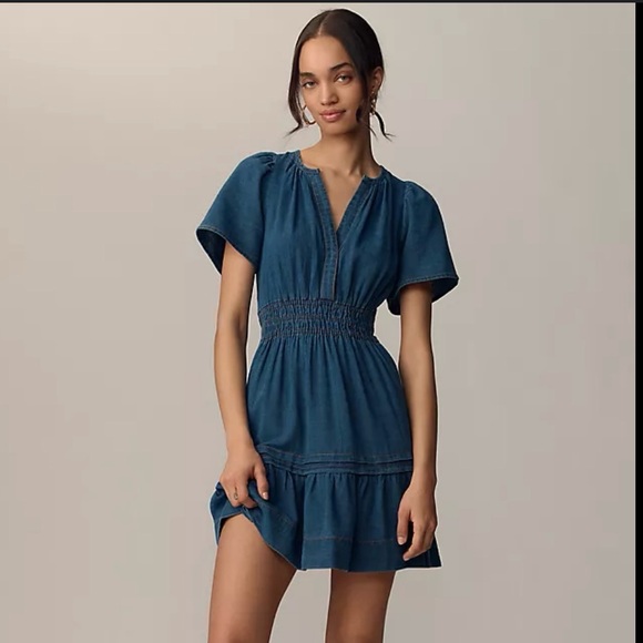 Anthropologie Somerset Denim Dress - Picture 1 of 12